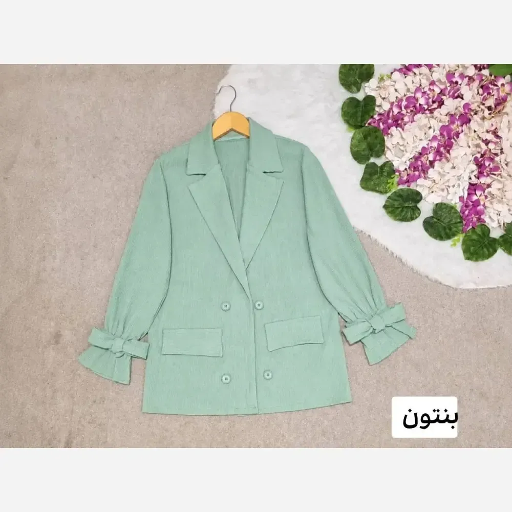 کت زنانه مدل کیانا جنس اطلسی درجه یک فری سایز