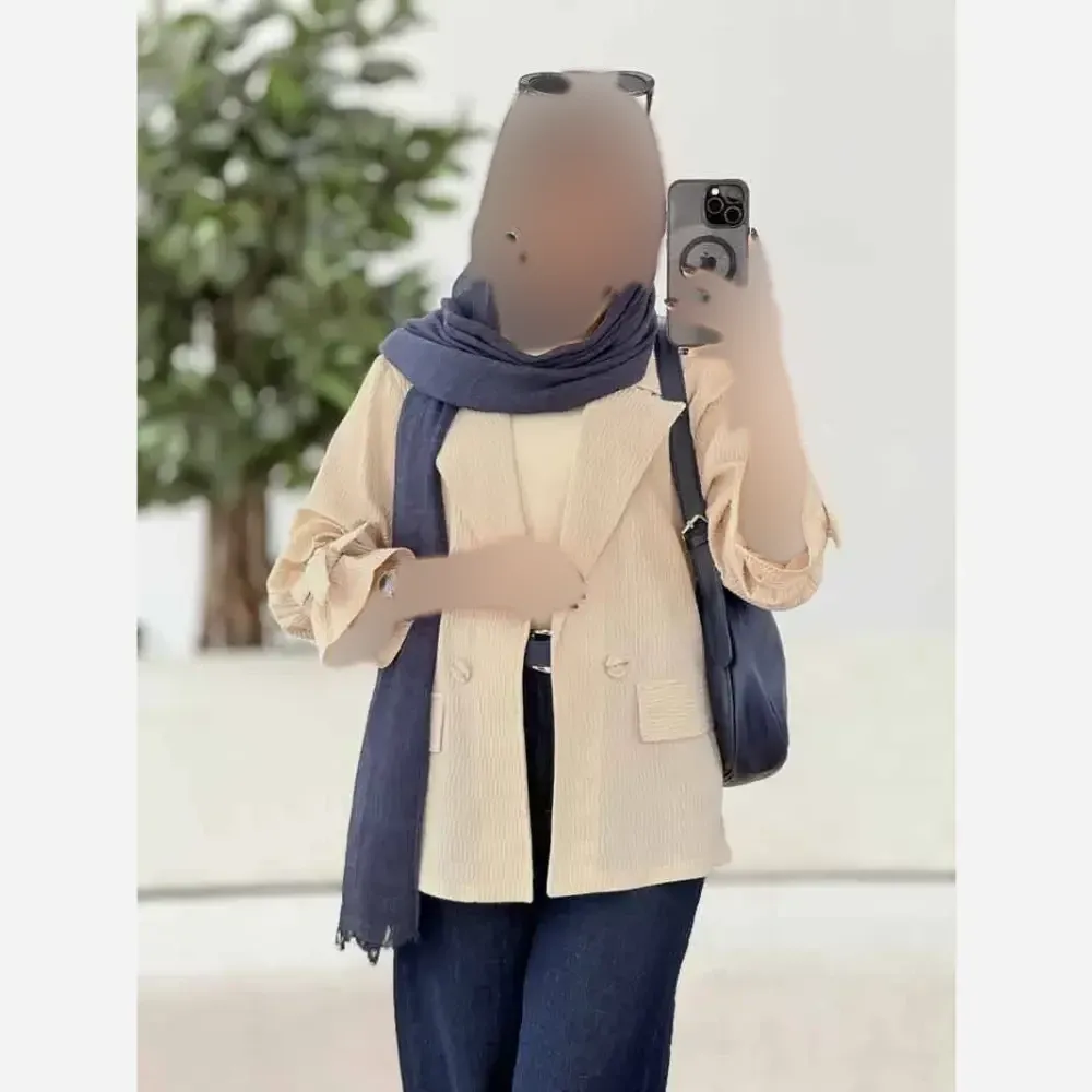 کت زنانه مدل کیانا جنس اطلسی درجه یک فری سایز