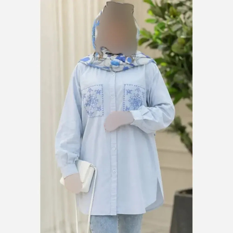 تونیک مانتویی لنین آنزیم شده درجه یک طرح کاکوتی فری سایز