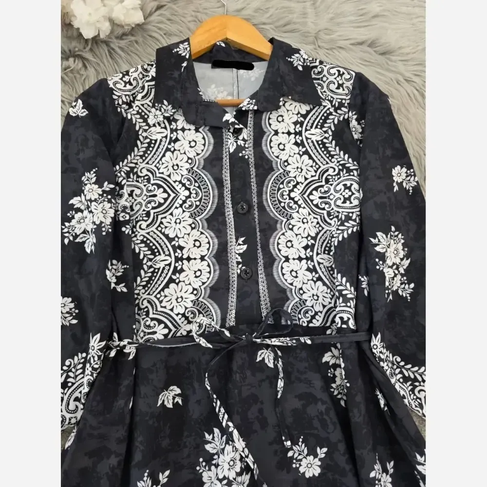 پیراهن بلند پریزاد جنس بوگاتی اعلا فری سایز رنگ بندی متنوع