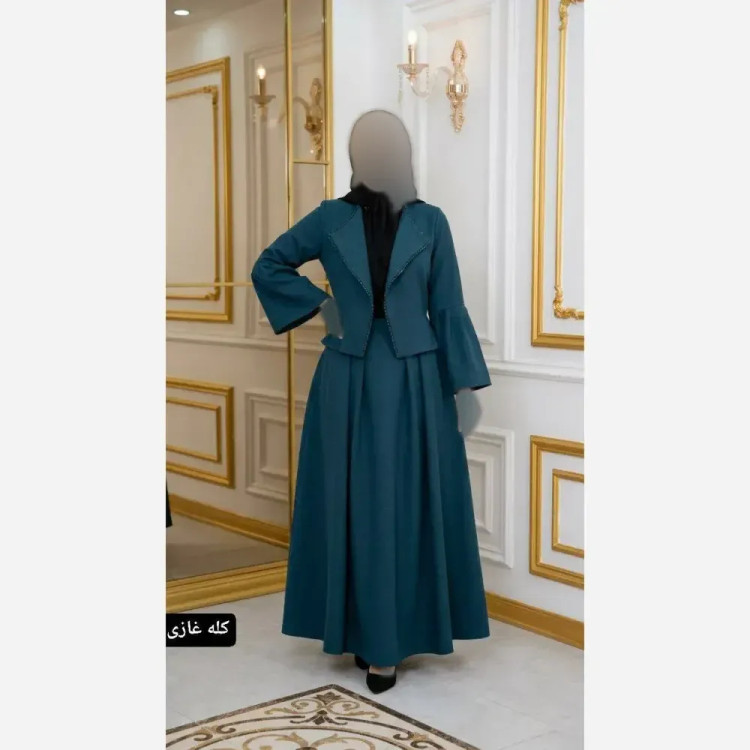 کت دامن مازراتی خرجکار کریستال درخشان فری سایز