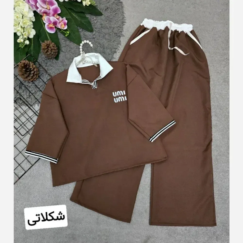 ست بلوز و شلوار مازراتی زنانه مدل Miu Miu سایز فری 36 تا 46