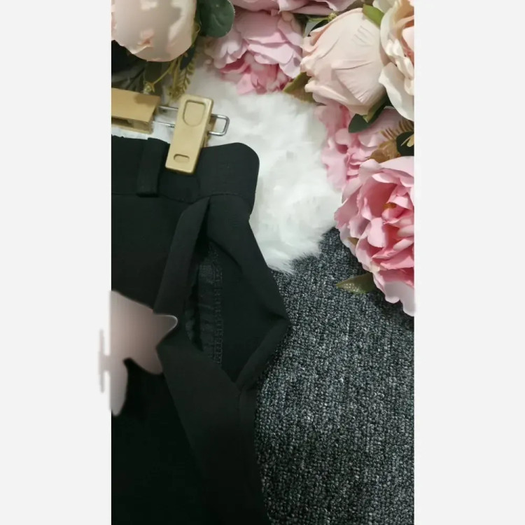 شلوار بگ زنانه مازراتی دبل اصلی گرم بالا پشت کش دار جیب دار