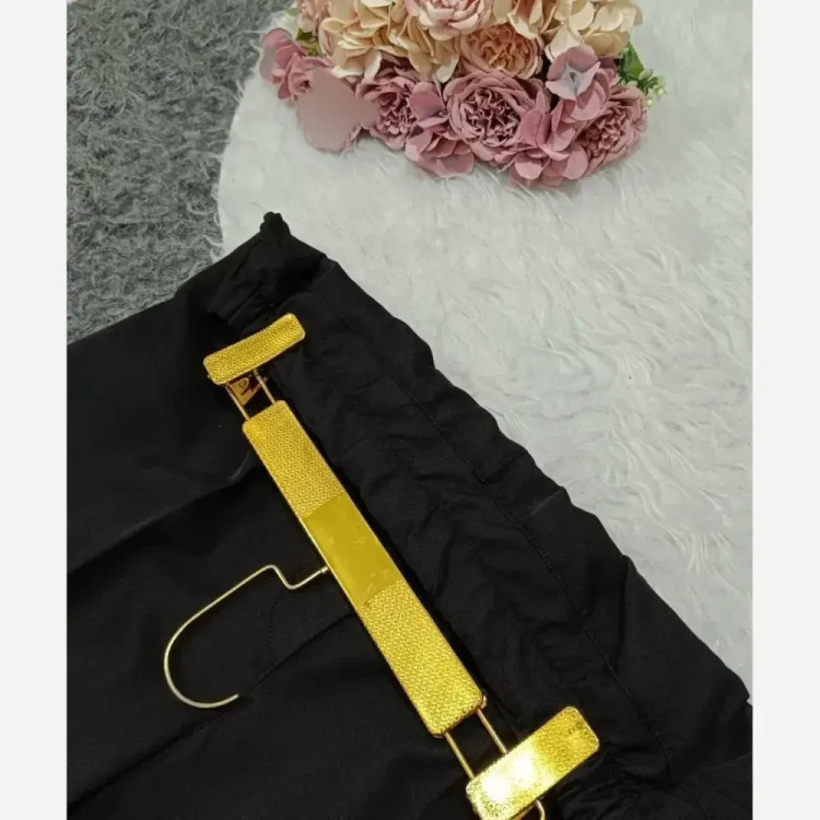 شلوار بگ مازراتی دبل زنانه رنگ مشکی سرمه ای قهوه ای