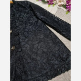 کت مانتویی گیپور زنانه درجه یک آستردار رنگ سبز مشکی نسکافه ای سایز 1 و 2