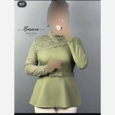شومیز گیپوری زنانه مدل رونیکا جنس مازراتی درجه یک رنگ بندی متنوع
