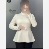 شومیز روژان مازراتی درجه 1 و گیپور خارجی با تضمین دوخت و کیفیت در رنگبندی متنوع و سایزهای مختلف