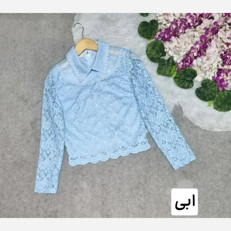 شومیز ژیلا گیپور خارجی درجه یک آستردار در رنگبندی متنوع و سایزبندی کامل