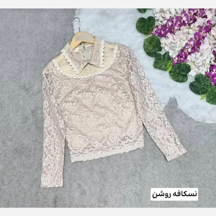 شومیز ژیلا گیپور خارجی درجه یک آستردار در رنگبندی متنوع و سایزبندی کامل