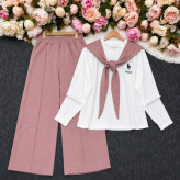 ست شالدار پولو گلکسی نخ پنبه فری سایز