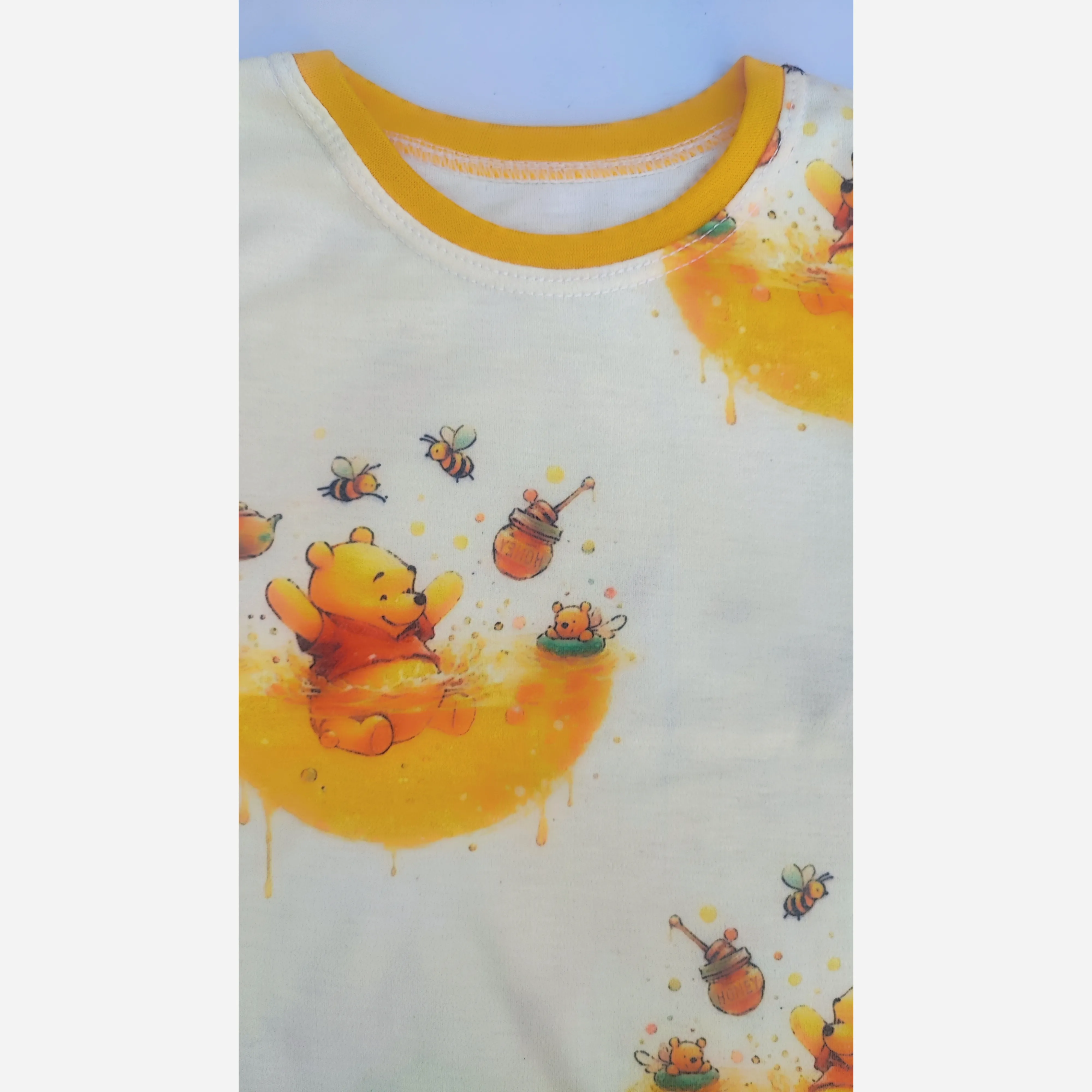 بلوز و شلوار راحتی بچگانه طرح پو سایز 35 و 40
