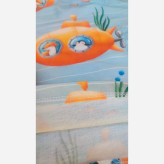 بلوز و شلوار راحتی بچگانه طرح زیردریایی سایز 35 و 40