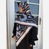 روسری ابریشم ساتن مجلسی
