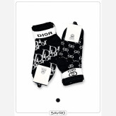 🧦 جوراب نیم ساق زنانه طرح برند
