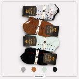 🧦 جوراب مچی زنانه فانتزی طرحدار