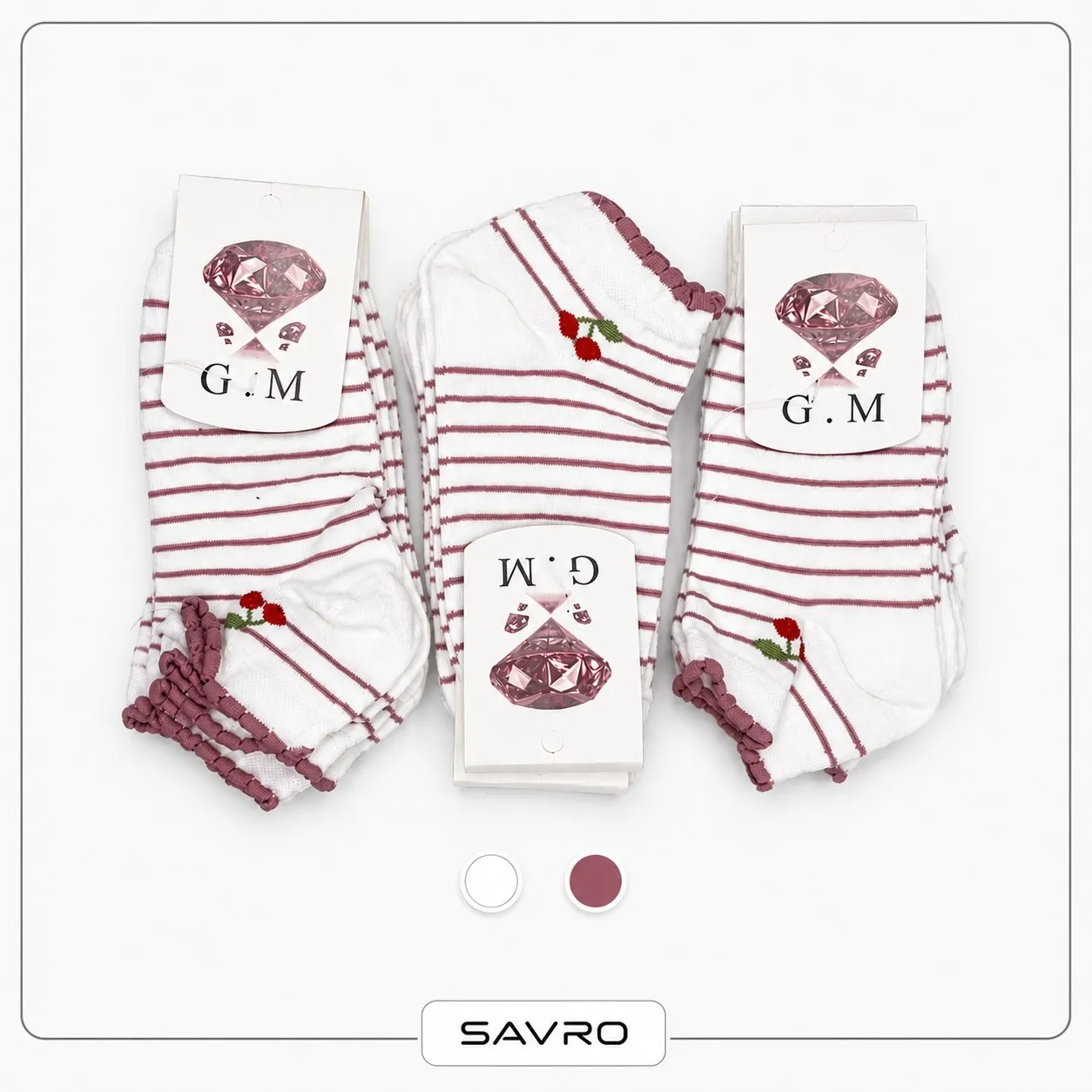 🧦 جوراب مچی زنانه طرحدار