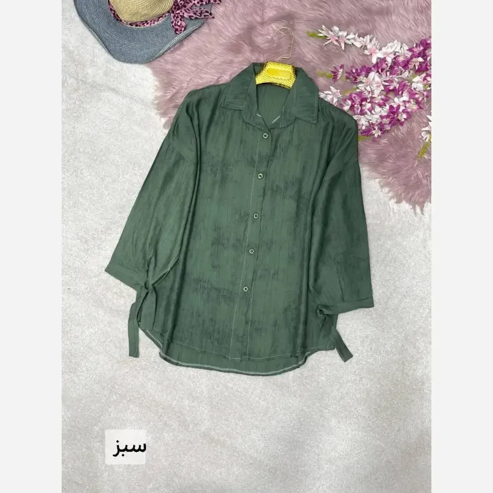 شومیز زنانه گازوئیلی گونای فری سایز 38 تا 48 رنگبندی متنوع