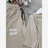 ست تیشرت شلوار نخ پنبه گلگسی فری سایز رنگی