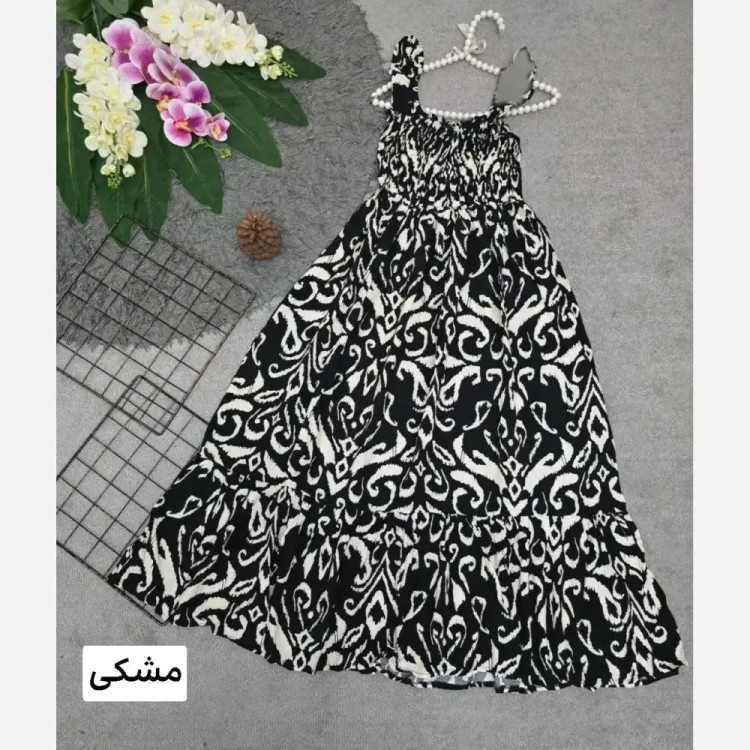 پیراهن زنانه لته نخی خنک فری سایز 36 تا 46