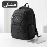 کوله پشتی برزنت جا لپتاپ و مدرسه دانشگاهی مدل جیب دار