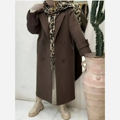 پالتو فوتر زنانه قد بلند فری سایز کمربنددار جیب کاربردی جنس فوتر خارجی درجه یک رنگبندی متنوع