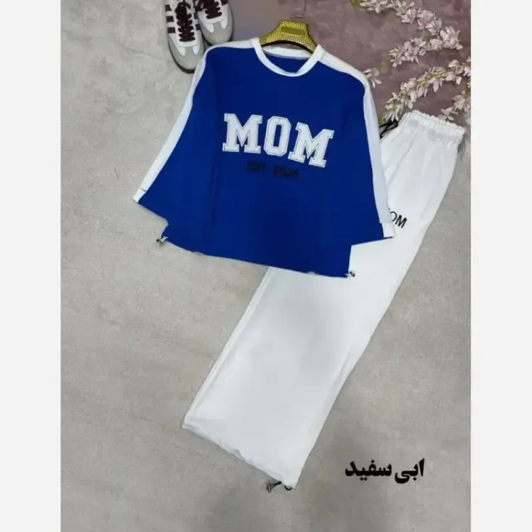 ست اسپرت زنانه پنبه گلکسی مدل mom سایز 38 تا 48