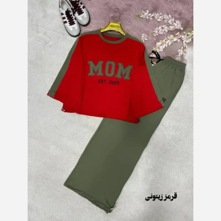 ست اسپرت زنانه پنبه گلکسی مدل mom سایز 38 تا 48