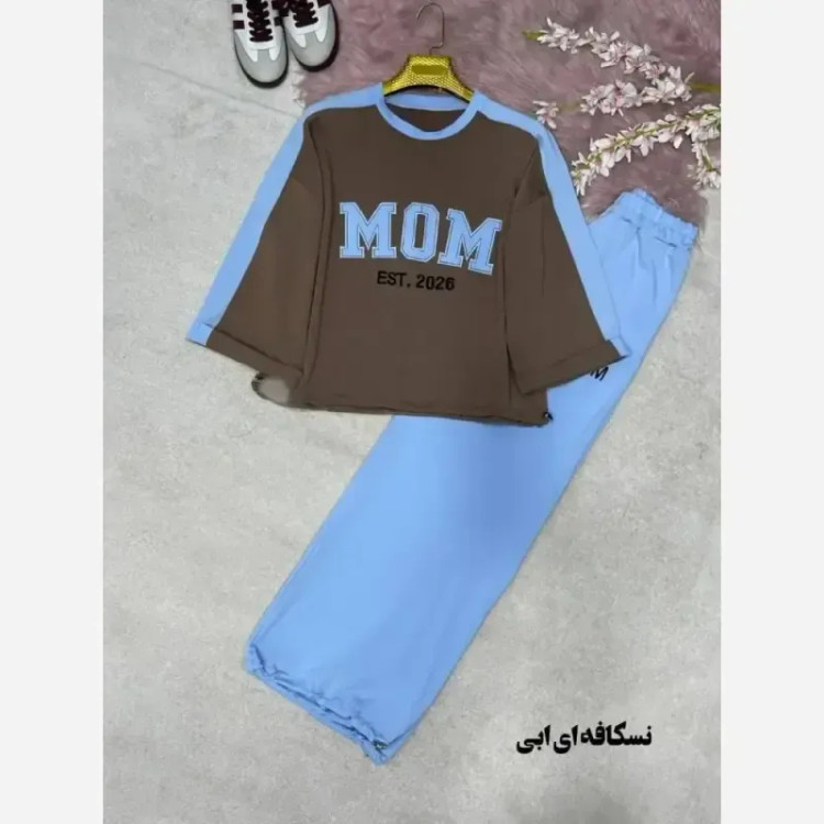 ست اسپرت زنانه پنبه گلکسی مدل mom سایز 38 تا 48