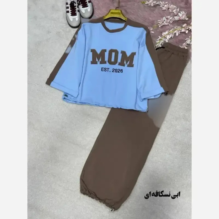 ست اسپرت زنانه پنبه گلکسی مدل mom سایز 38 تا 48