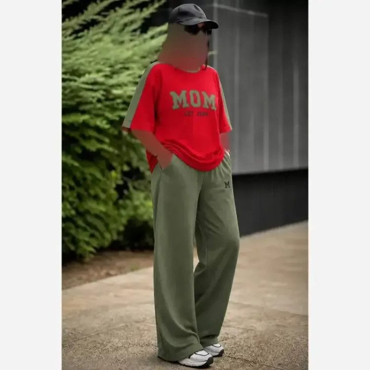 ست اسپرت زنانه پنبه گلکسی مدل mom سایز 38 تا 48