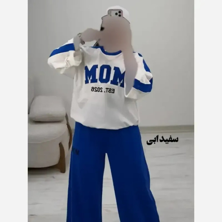ست اسپرت زنانه پنبه گلکسی مدل mom سایز 38 تا 48