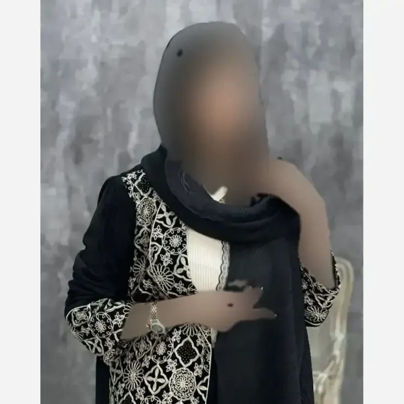 شال درختی نگین مشکی لب دانتل مجلسی فری سایز