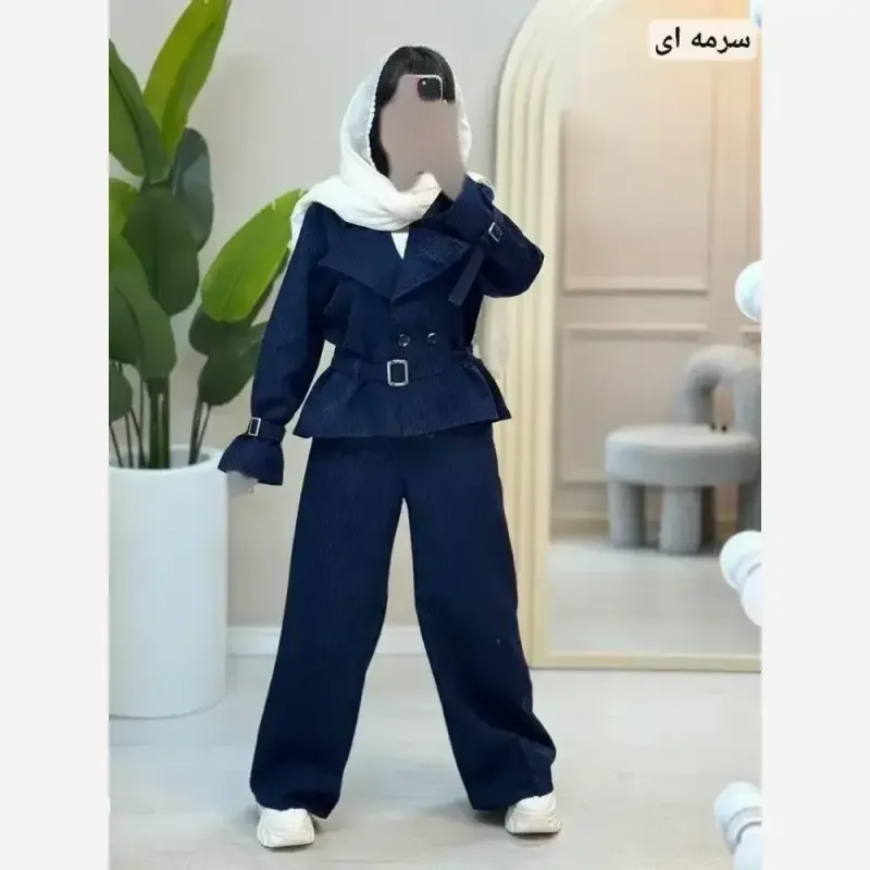 ست کت سارافون گلدوزی ژیوا جنس تافته شاینی فری سایز 36 تا 46