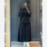 کت و شلوار زنانه مدل نیکی جنس لینن
