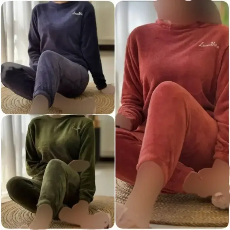بلوز و شلوار تدی وارداتی درجه یک فری سایز زنانه