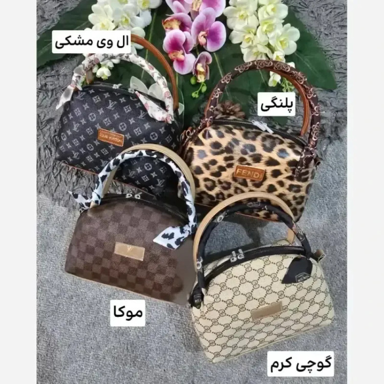 کیف زنانه چرمی مدل مژگان بسیار جادار و با کیفیت بند بلند
