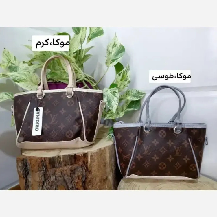 کیف دستی و دوشی چرم مدل ترانه زنانه جیبی رنگی