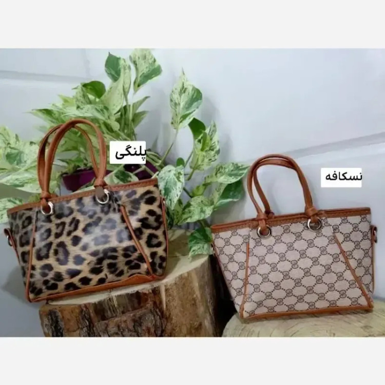 کیف دستی و دوشی چرم مدل ترانه زنانه جیبی رنگی