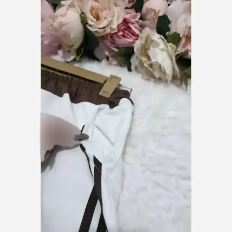 ست اسپرت زنانه گلکسی نخ پنبه گرم بالا فری سایز امپرا