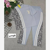 تیشرت و شلوار مدل ترانه جنس پنبه فری سایز