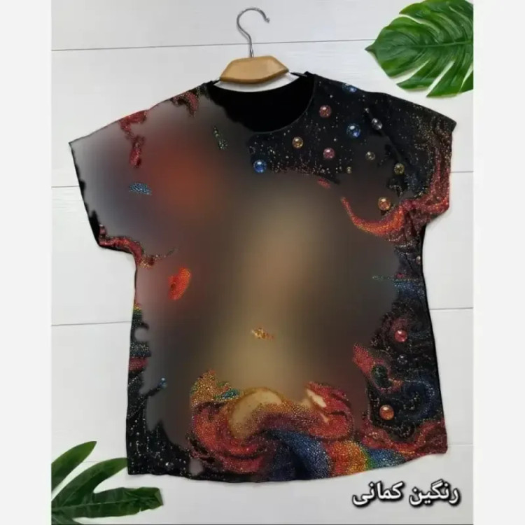 شومیز قواره دار دایانا جنس ویسکوز الیزه کش فری سایز