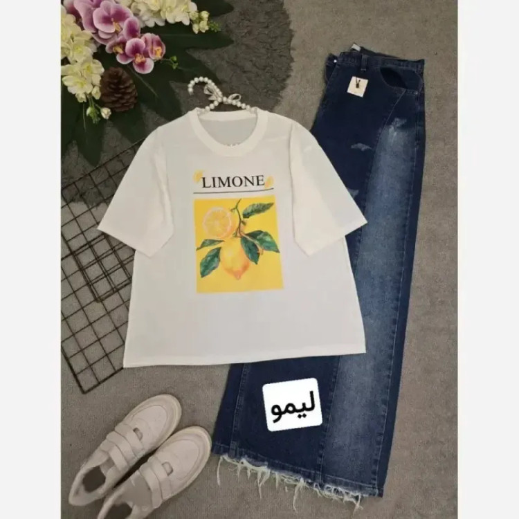 تیشرت تابستانه پنبه گلکسی فری سایز 38 تا 48