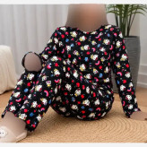 بلوز شلوار مخمل درجه یک سنگین و حوله ای فری سایز