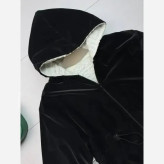 کاپشن لیوسا سیلیکونی داخل ببعی کلاهدار مشکی سایز 38 تا 46