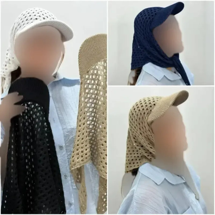 دورگ نقاب دار قلاب بافی بافت لطیف سایز آزاد