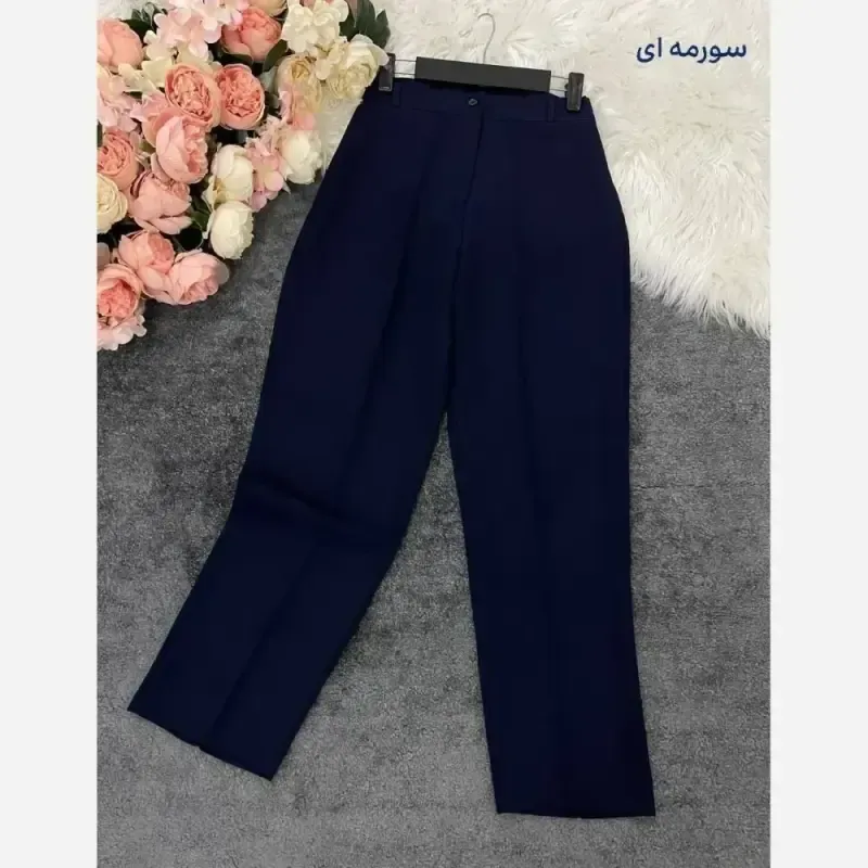 شلوار کلاسیک مازراتی زنانه درجه یک قهوه ای موکا