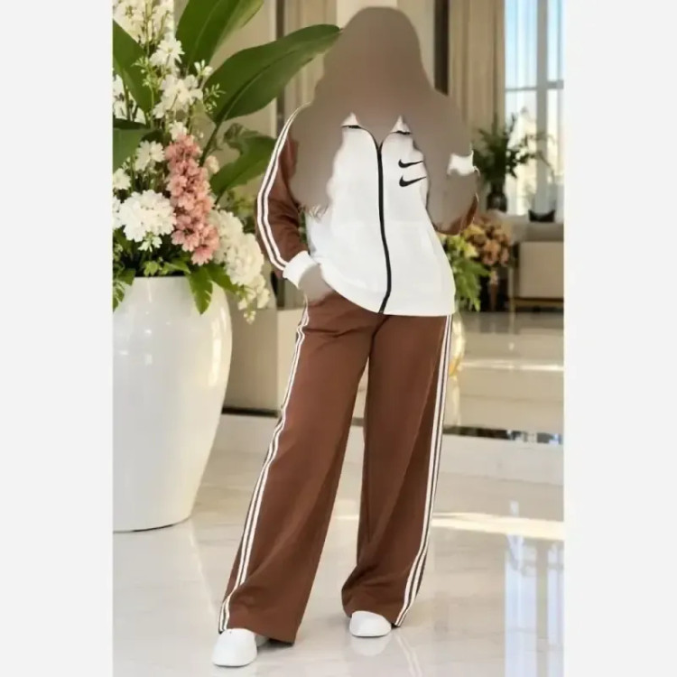 ست اسپرت زنانه نایکی گلکسی نخ پنبه گرم بالا فری سایز