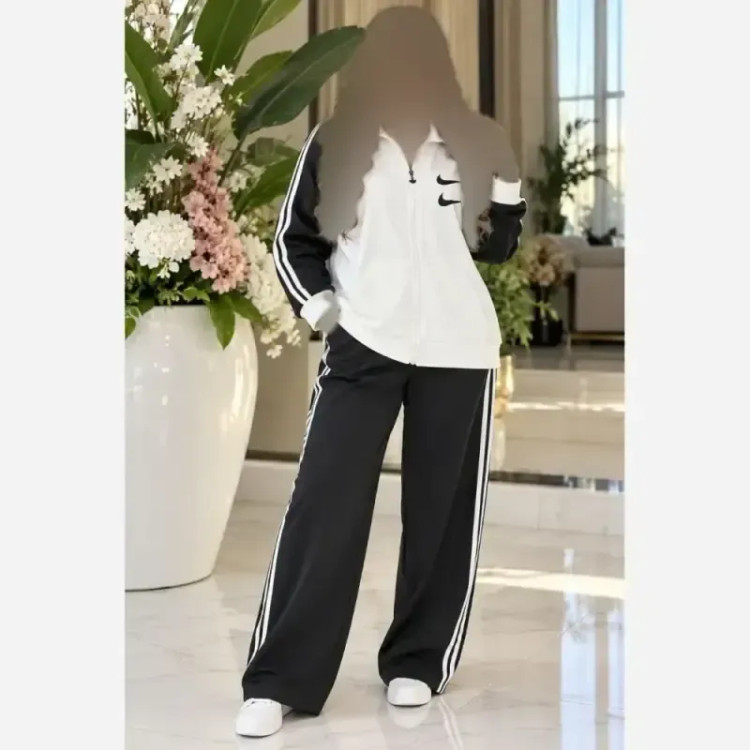 ست اسپرت زنانه نایکی گلکسی نخ پنبه گرم بالا فری سایز