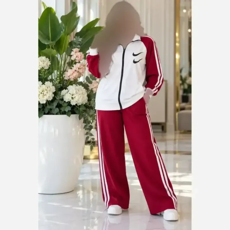 ست اسپرت زنانه نایکی گلکسی نخ پنبه گرم بالا فری سایز