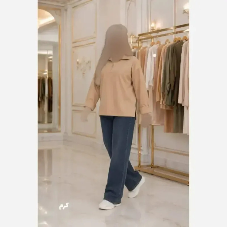 نیم زیپ کبریتی زنانه مخمل کبریتی ریز فری سایز تا 48